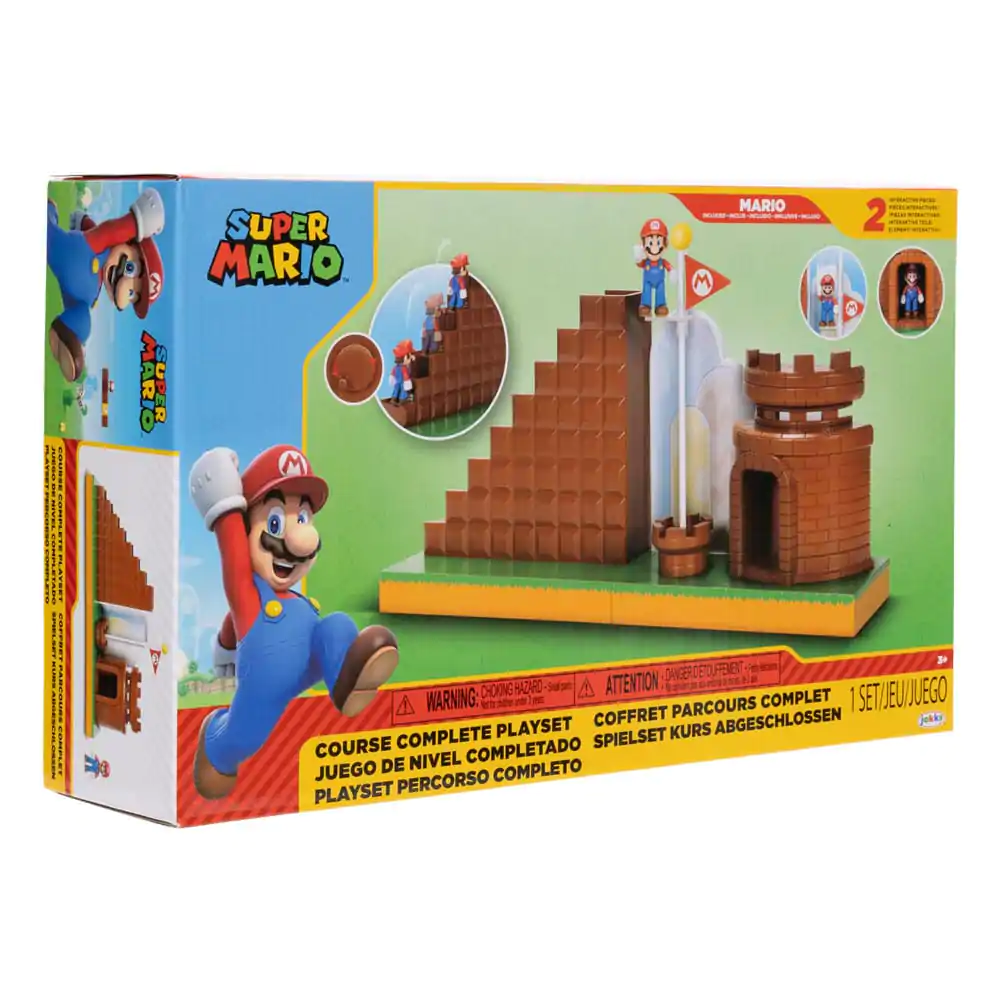 World of Nintendo Super Mario Minifiguren Spielset End Level termékfotó