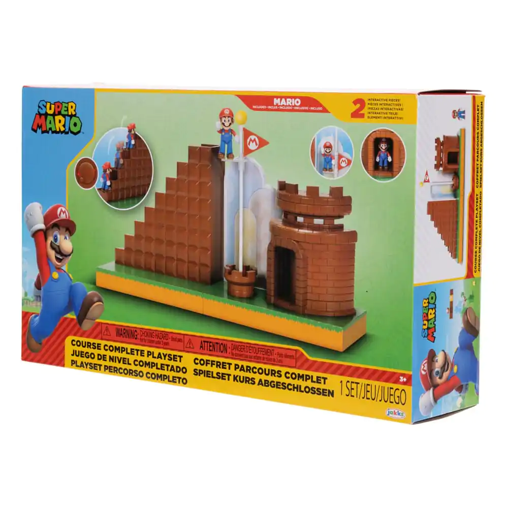 World of Nintendo Super Mario Minifiguren Spielset End Level termékfotó