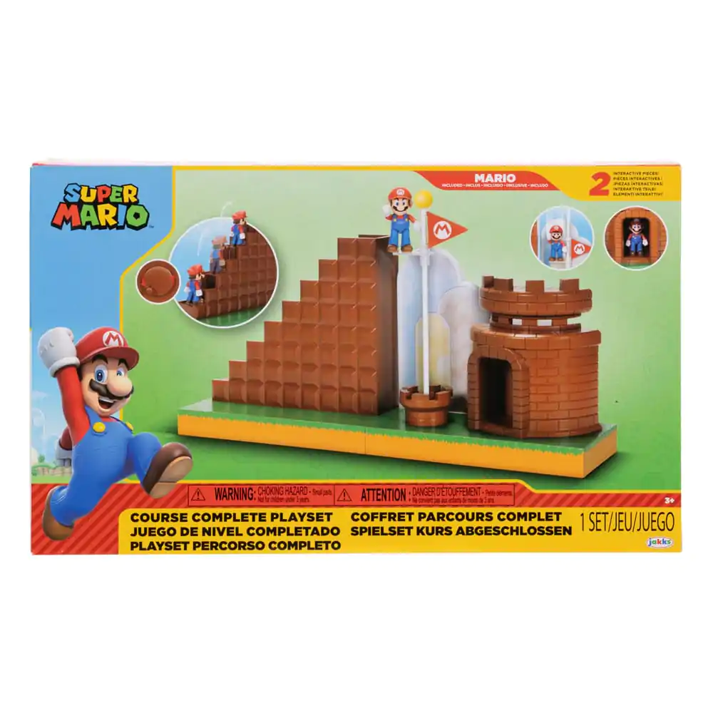 World of Nintendo Super Mario Minifiguren Spielset End Level termékfotó