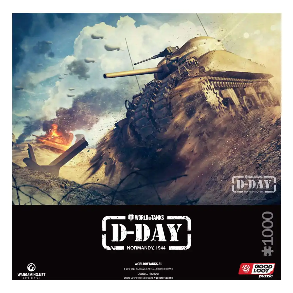 World of Tanks Gaming Puzzle D-Day (1000 Teile) termékfotó