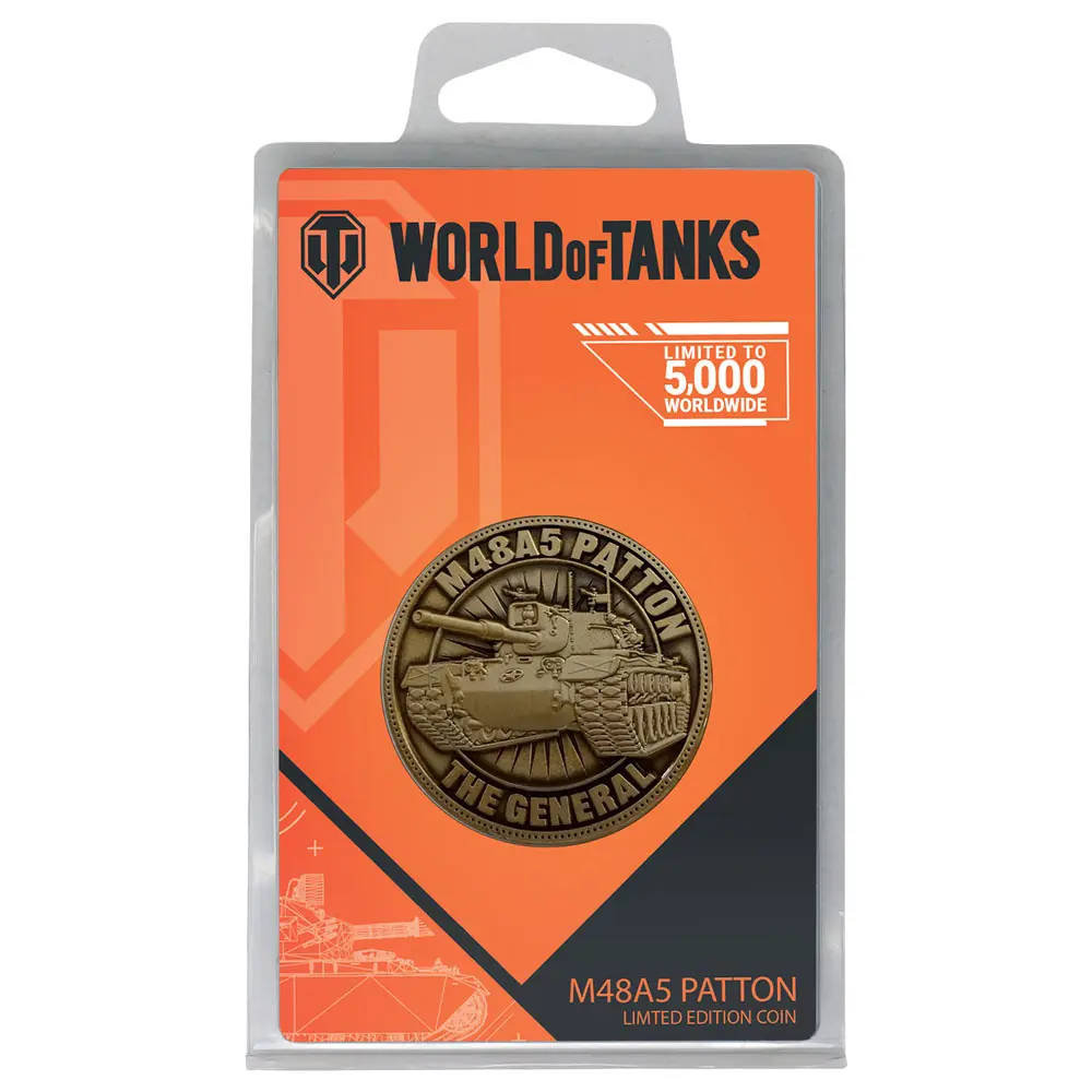 World of Tanks Sammelmünze Patton Tank Limited Editon Produktfoto