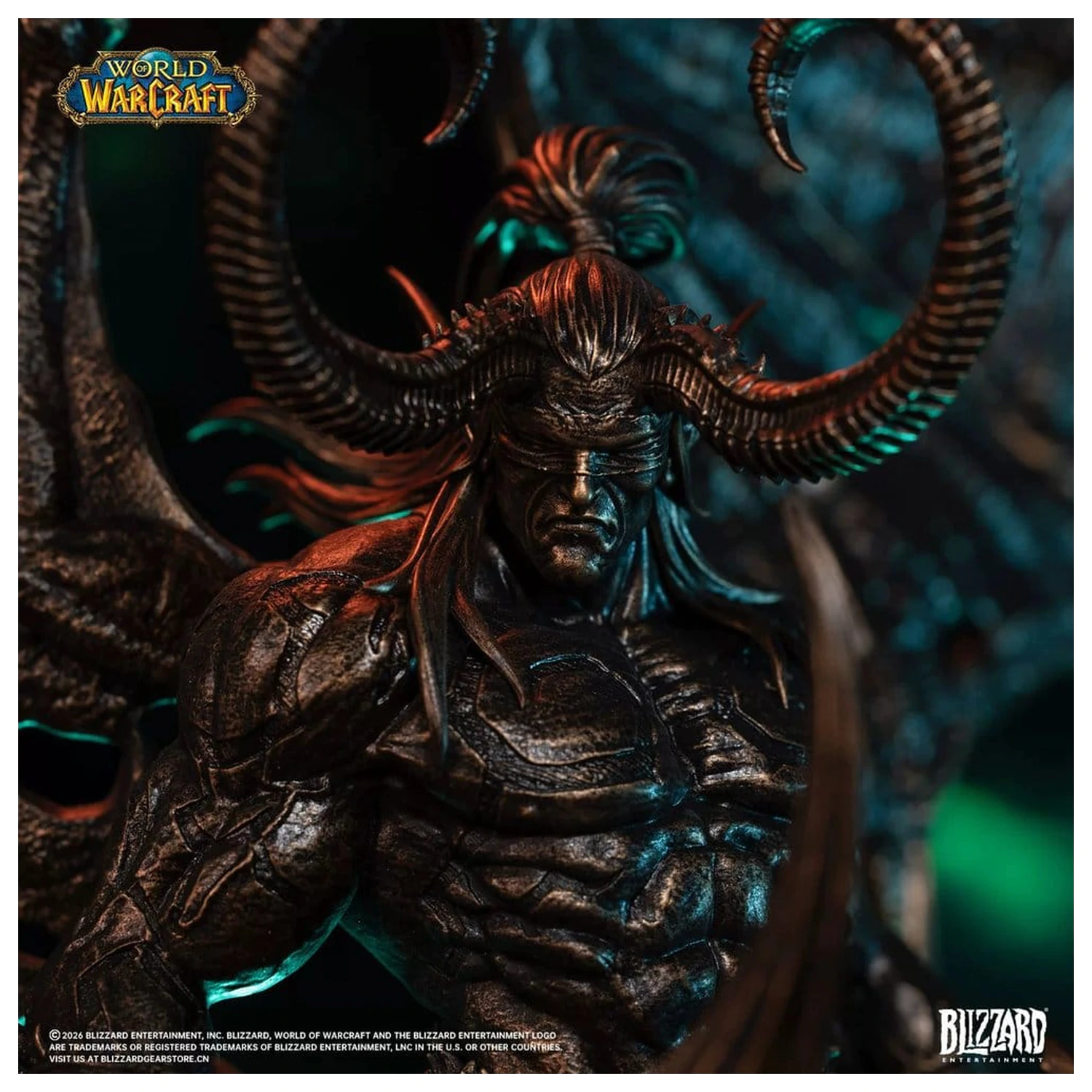 World of Warcraft 1/10 Maßstab Statue Illidan Stormrage (Bronze-farben) 34 cm Produktfoto