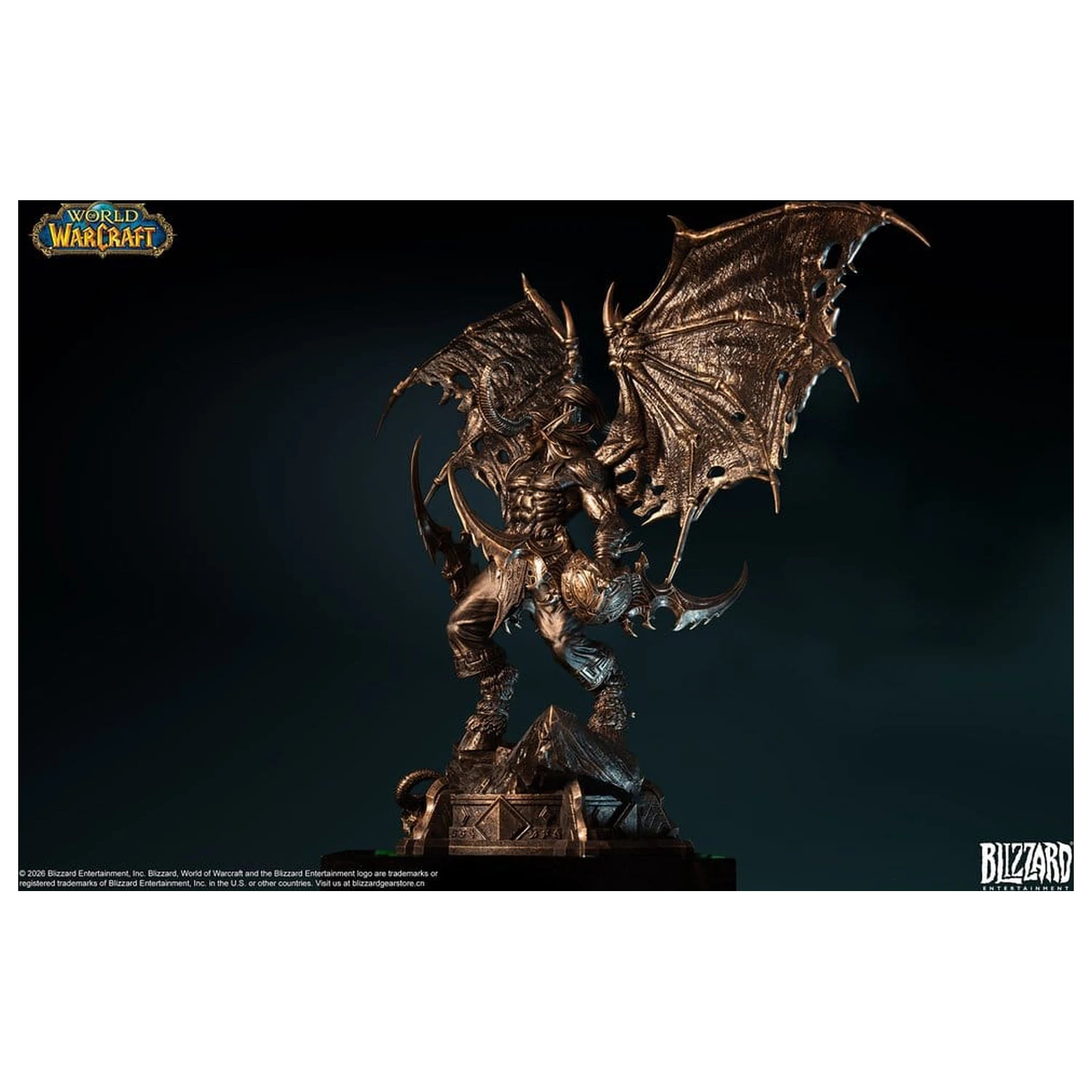 World of Warcraft 1/10 Maßstab Statue Illidan Stormrage (Bronze-farben) 34 cm Produktfoto