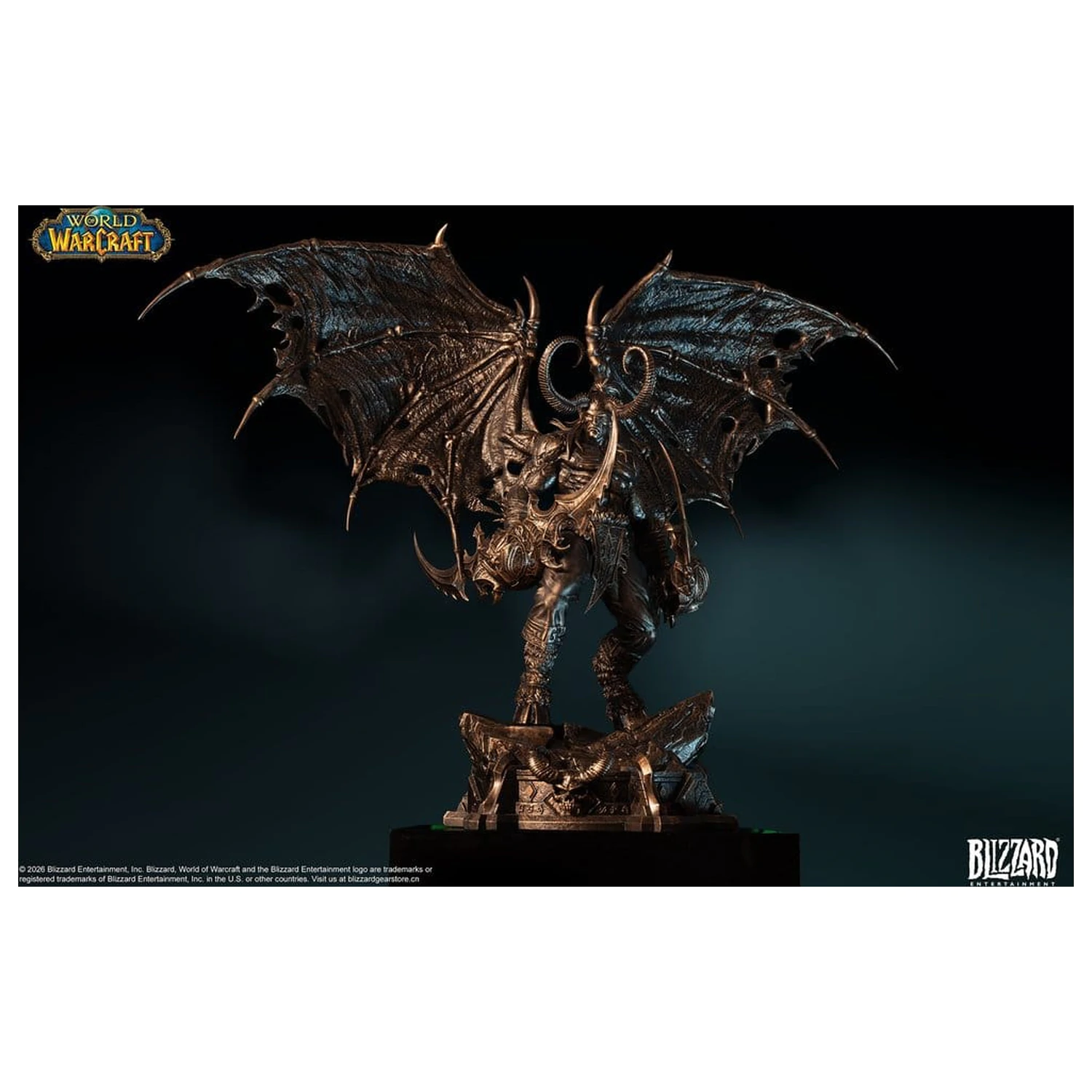 World of Warcraft 1/10 Maßstab Statue Illidan Stormrage (Bronze-farben) 34 cm Produktfoto