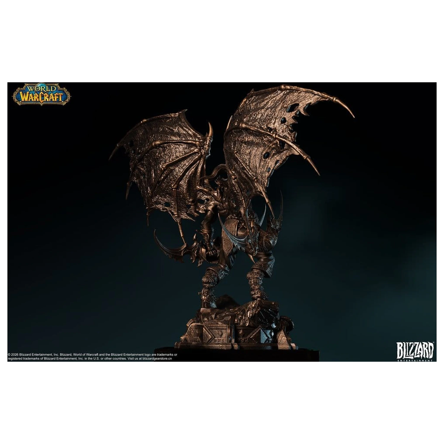World of Warcraft 1/10 Maßstab Statue Illidan Stormrage (Bronze-farben) 34 cm Produktfoto