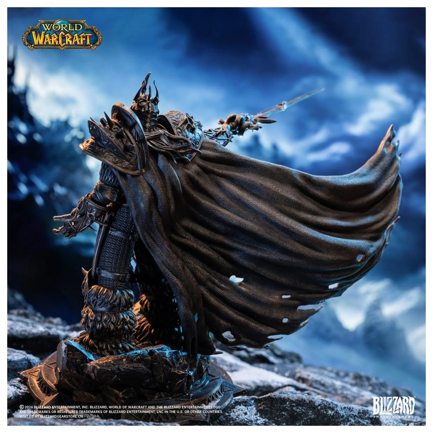 World of Warcraft Statue 1/10 The Lich King (Bronze-Colored Edition) 27 cm Produktfoto