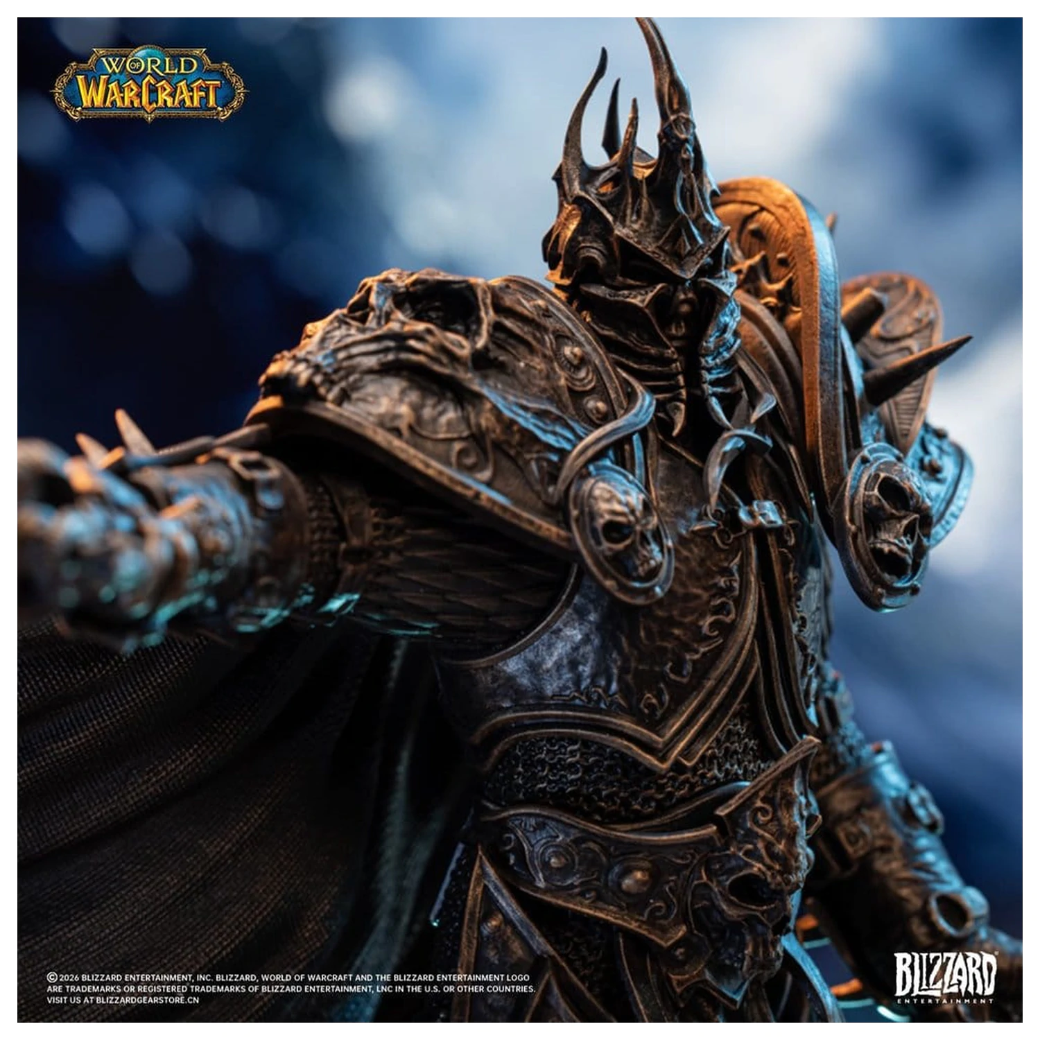 World of Warcraft Statue 1/10 The Lich King (Bronze-Colored Edition) 27 cm Produktfoto