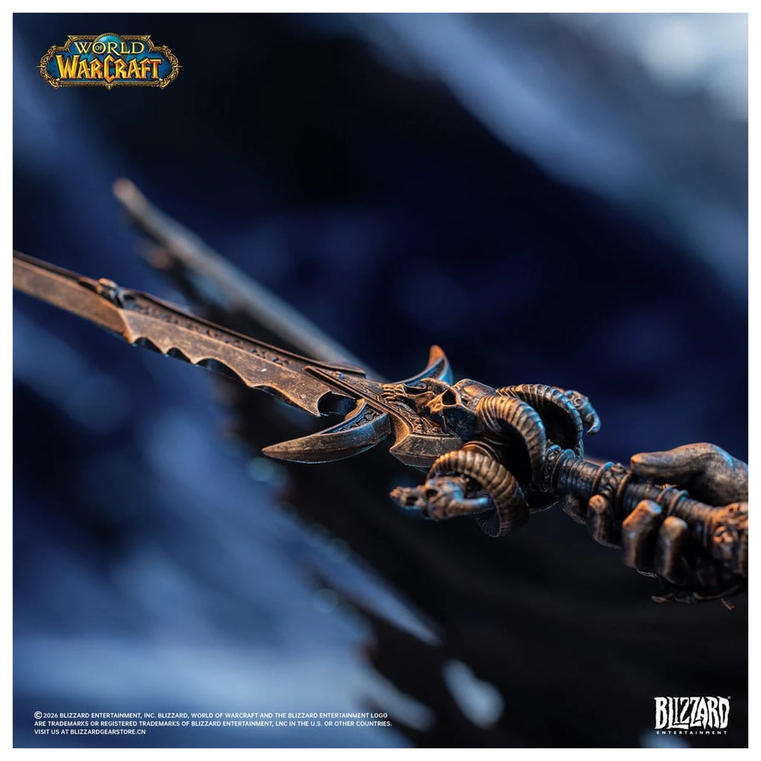 World of Warcraft Statue 1/10 The Lich King (Bronze-Colored Edition) 27 cm Produktfoto