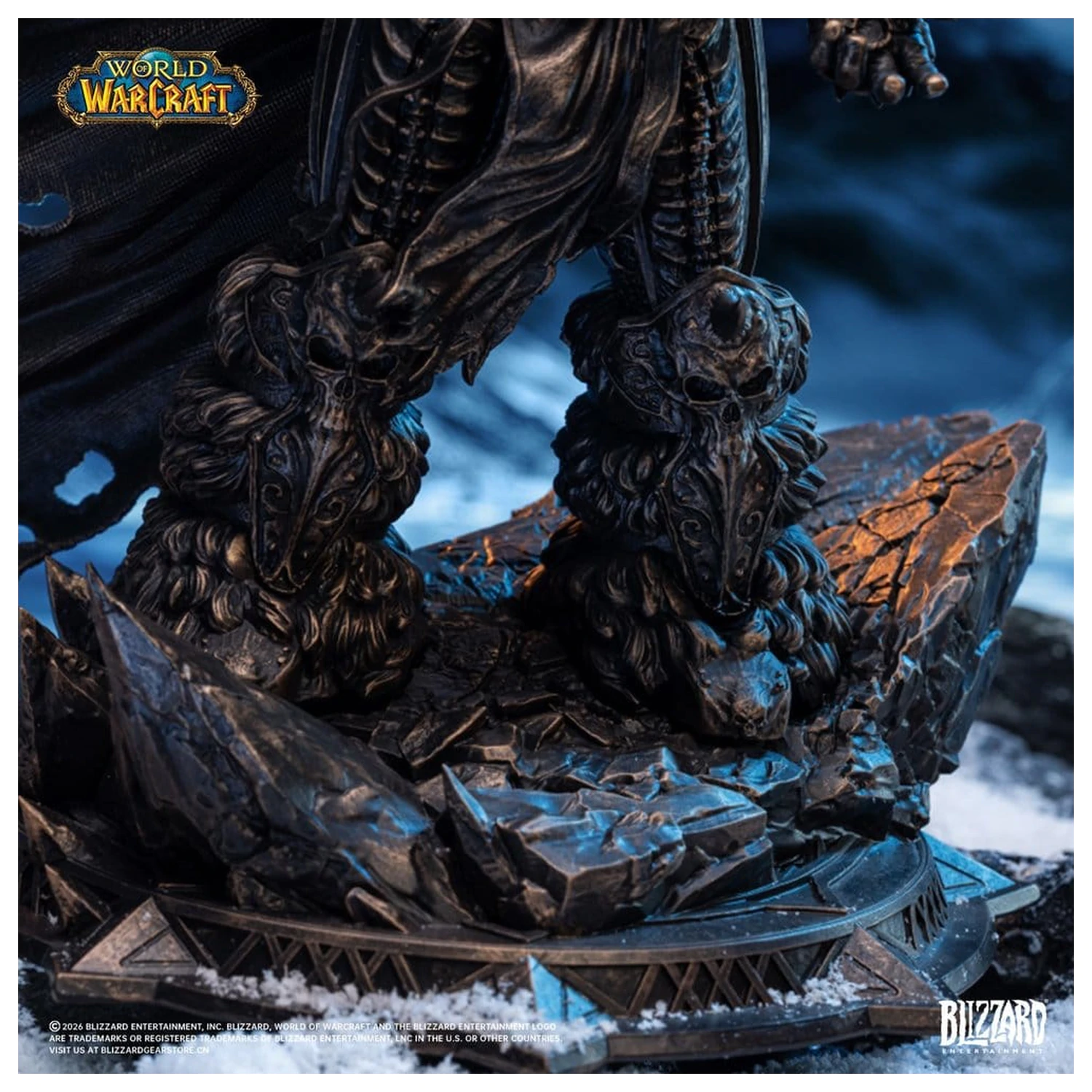 World of Warcraft Statue 1/10 The Lich King (Bronze-Colored Edition) 27 cm Produktfoto