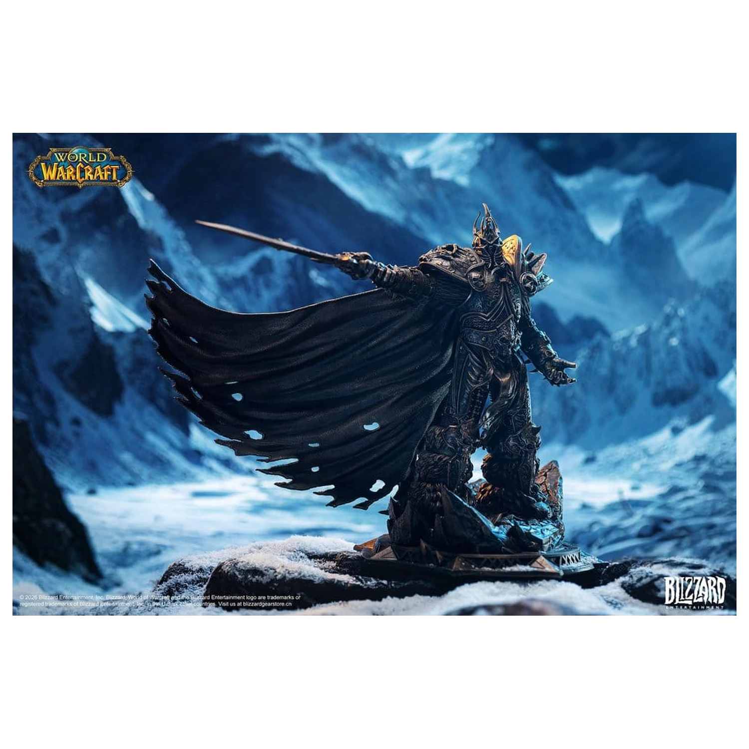 World of Warcraft Statue 1/10 The Lich King (Bronze-Colored Edition) 27 cm Produktfoto