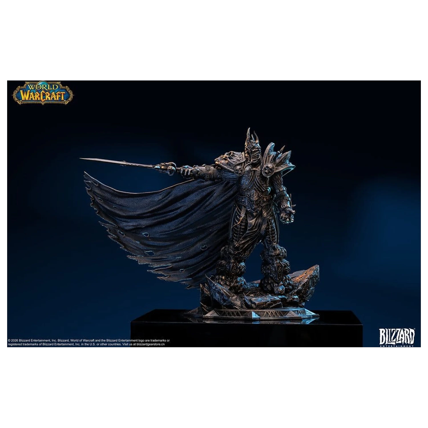 World of Warcraft Statue 1/10 The Lich King (Bronze-Colored Edition) 27 cm Produktfoto
