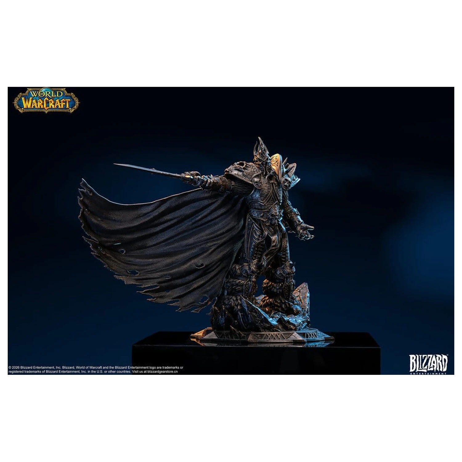 World of Warcraft Statue 1/10 The Lich King (Bronze-Colored Edition) 27 cm Produktfoto