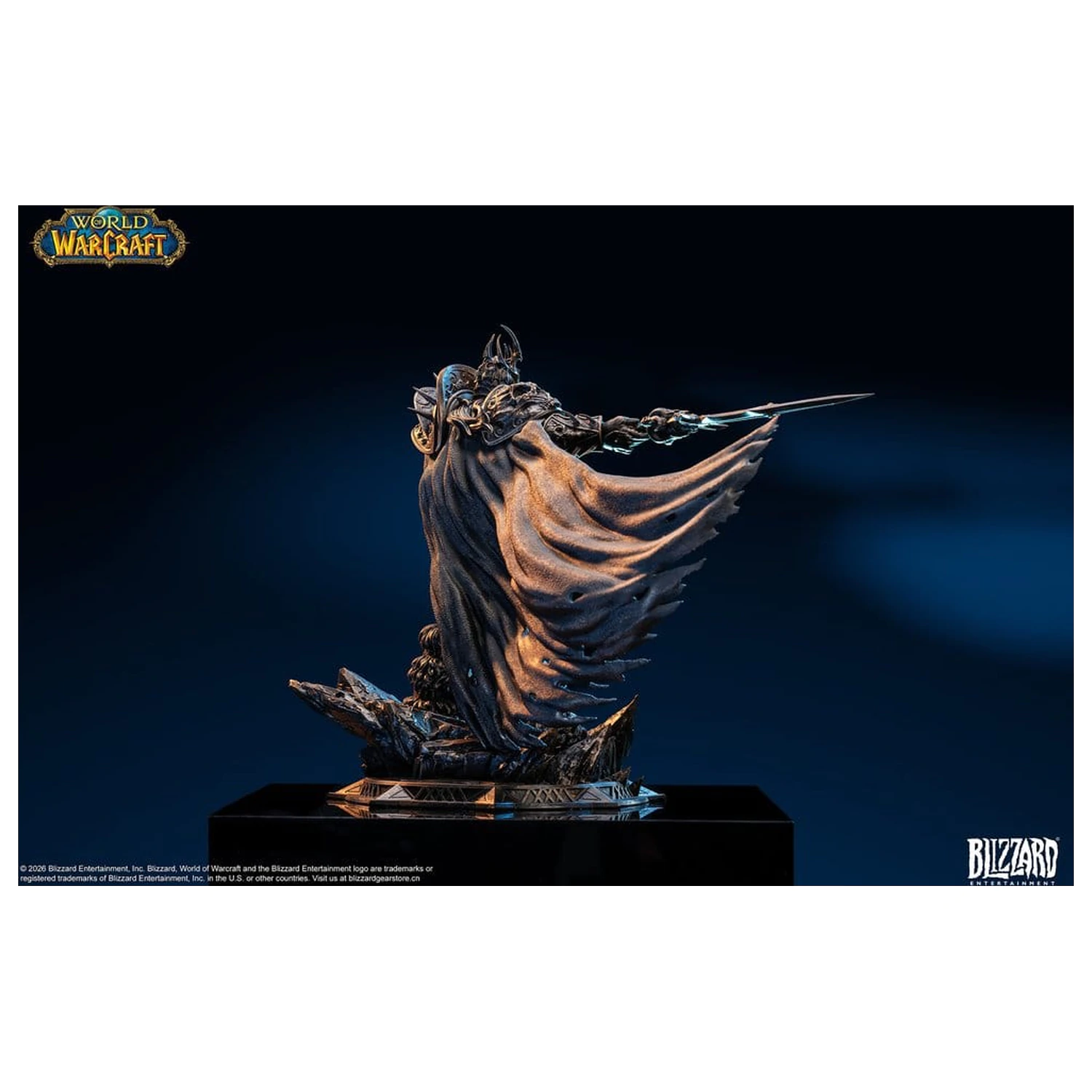 World of Warcraft Statue 1/10 The Lich King (Bronze-Colored Edition) 27 cm Produktfoto