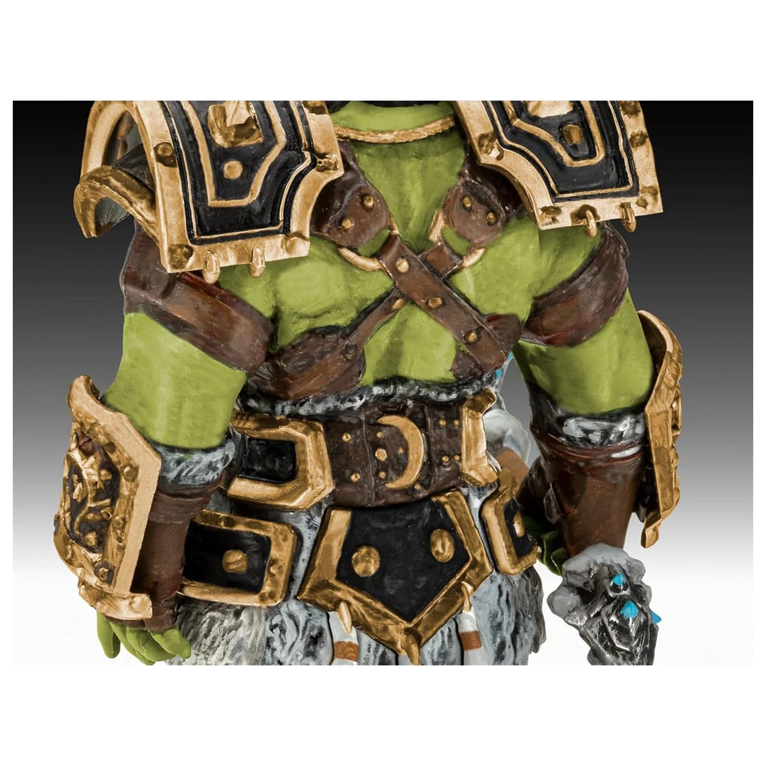 World of Warcraft Modellbausatz Geschenkset 1/16 The Orc Thrall 13 cm Produktfoto