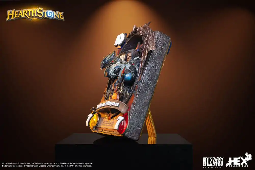 Hearthstone 3D Kunst-Rahmen-Statue Varian Wrynn 31 cm Produktfoto
