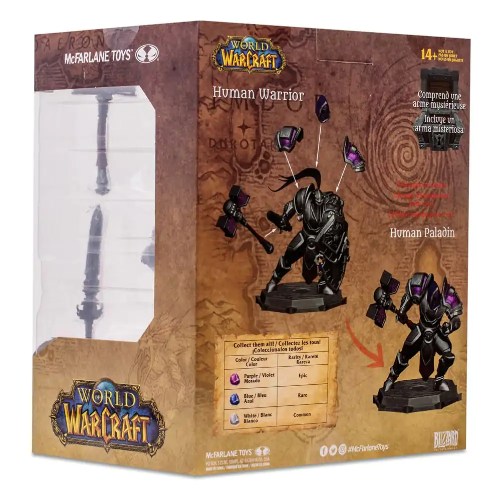 World of Warcraft Actionfigur Human Paladin Warrior (Epic) 15 cm Produktfoto