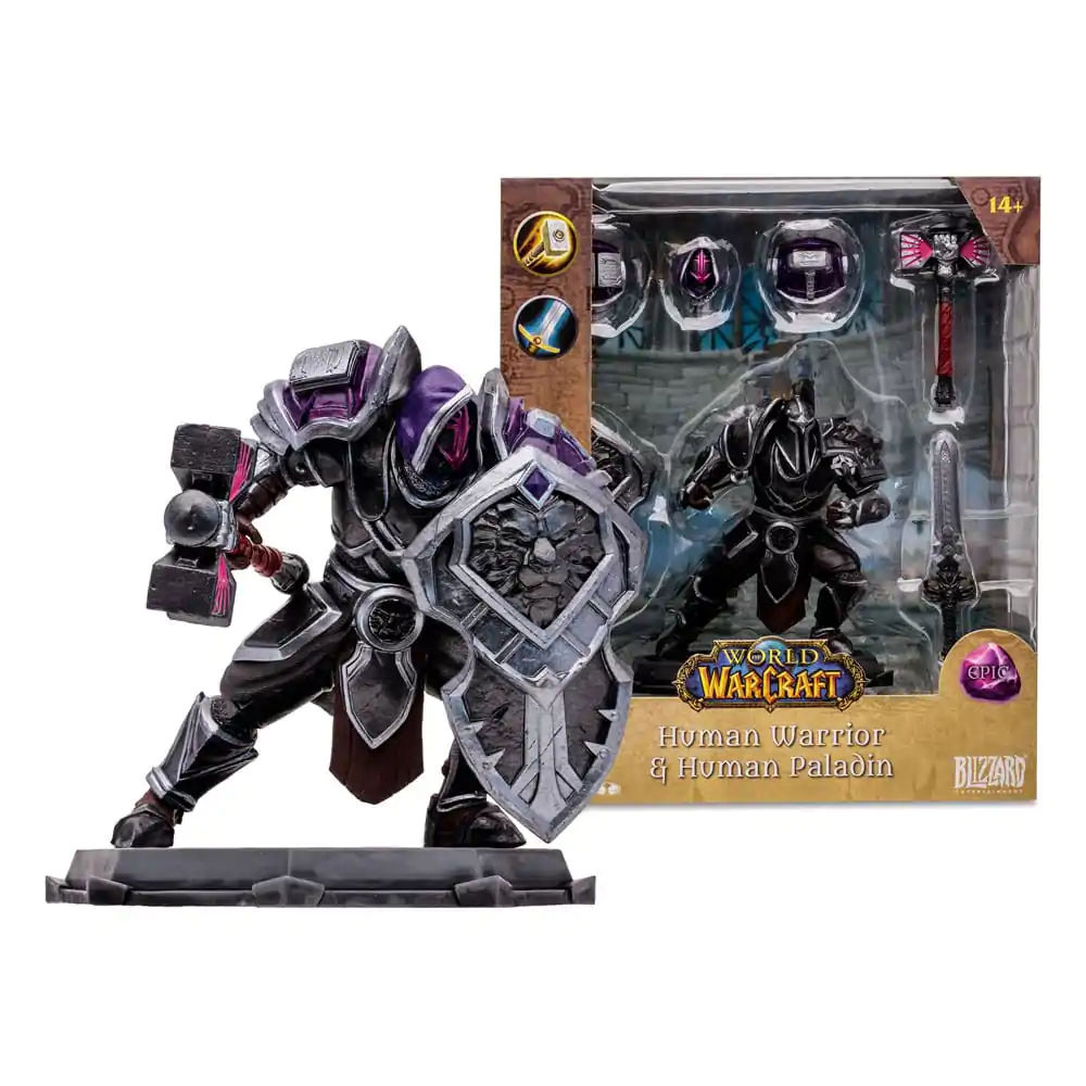 World of Warcraft Actionfigur Human Paladin Warrior (Epic) 15 cm Produktfoto
