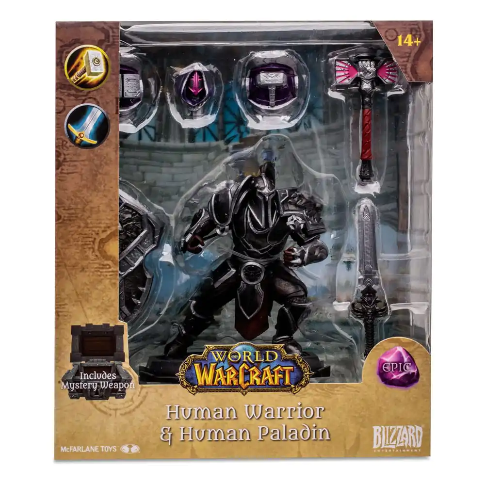 World of Warcraft Actionfigur Human Paladin Warrior (Epic) 15 cm Produktfoto
