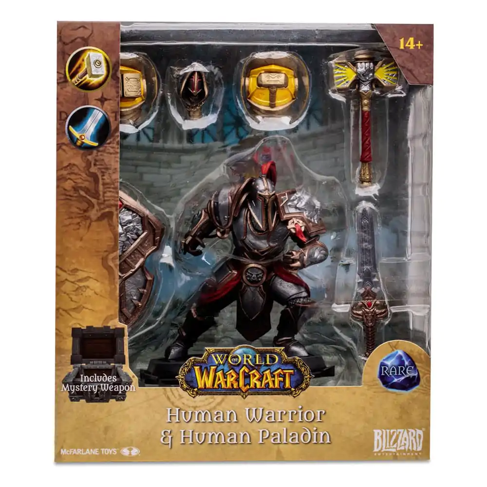 World of Warcraft Actionfigur Human Paladin Warrior (Rare) 15 cm termékfotó