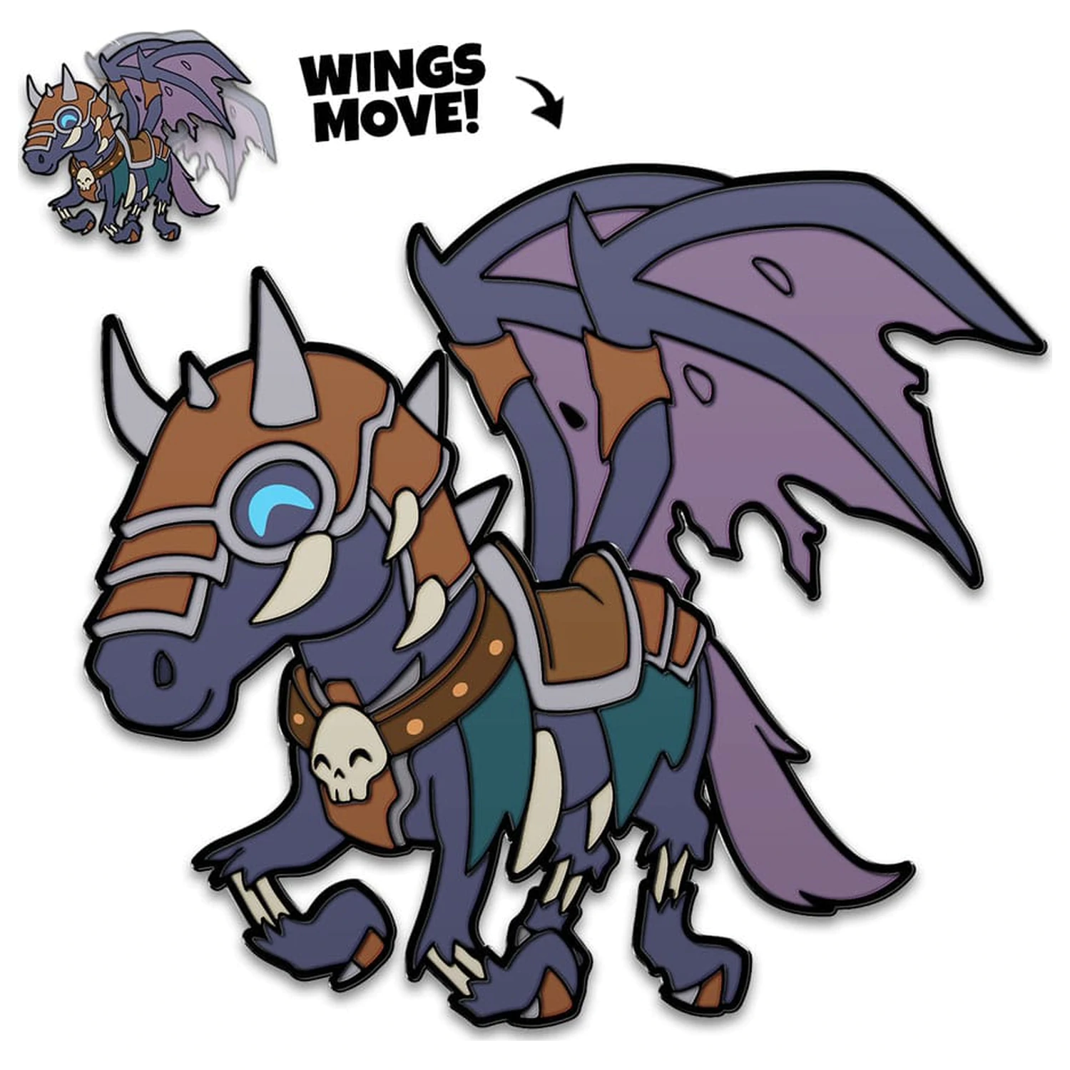 World Of Warcraft Pin Unbesiegbar 5 cm Produktfoto