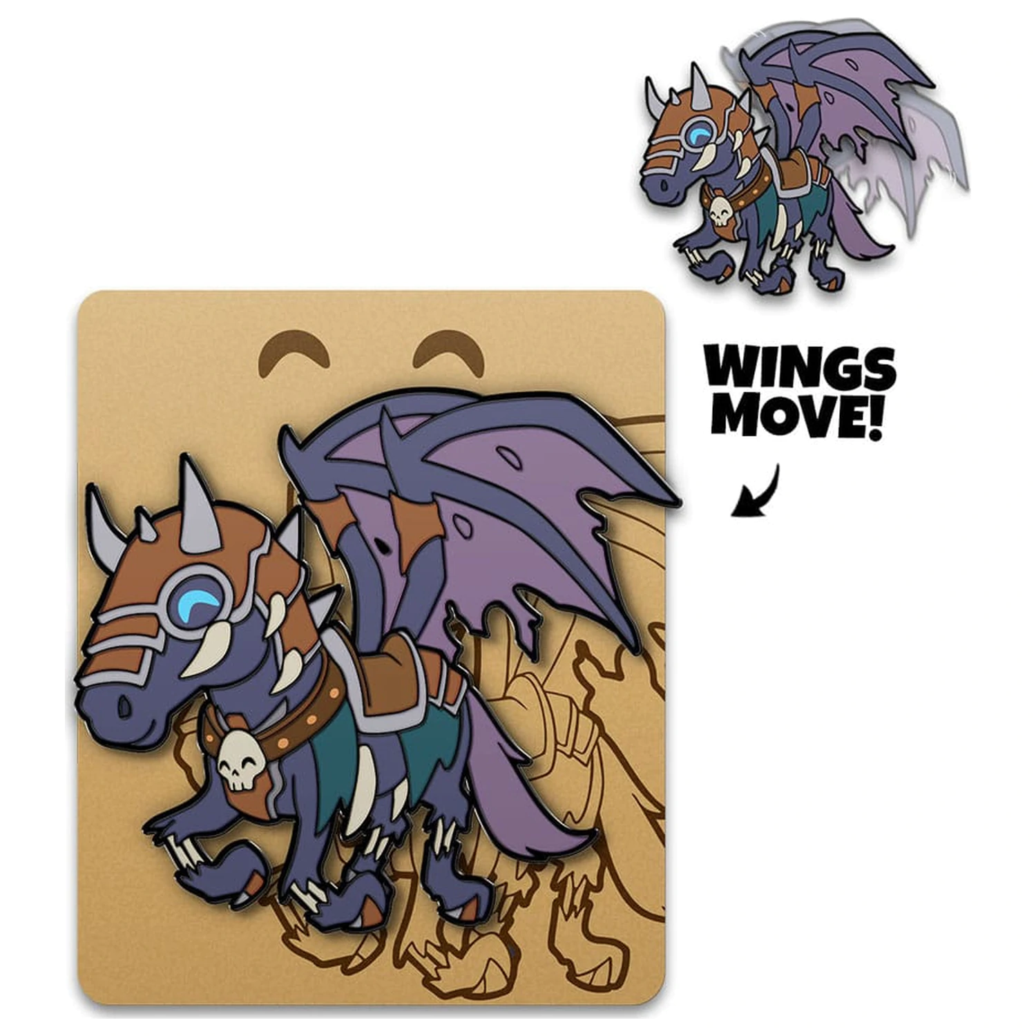 World Of Warcraft Pin Unbesiegbar 5 cm Produktfoto