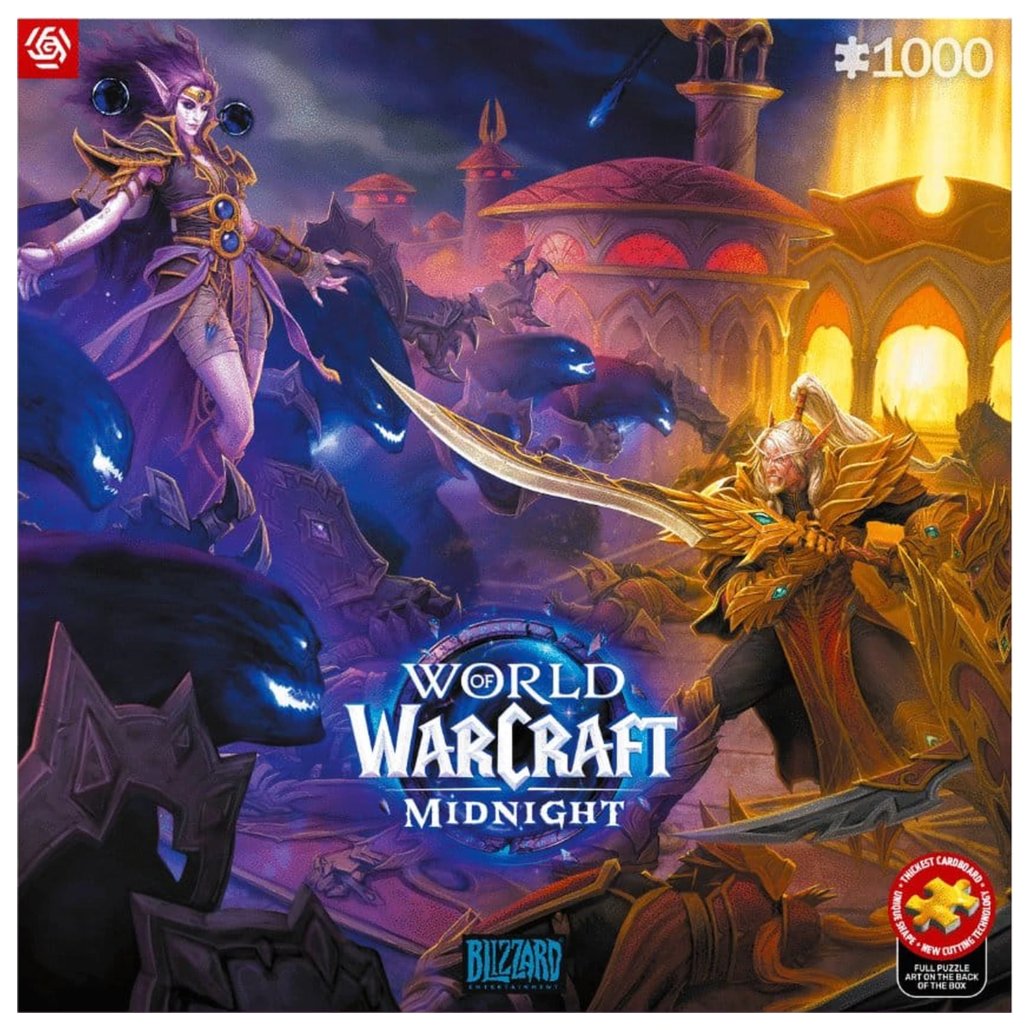 World of Warcraft Puzzle Midnight Against the Void (1000 Teile) Produktfoto