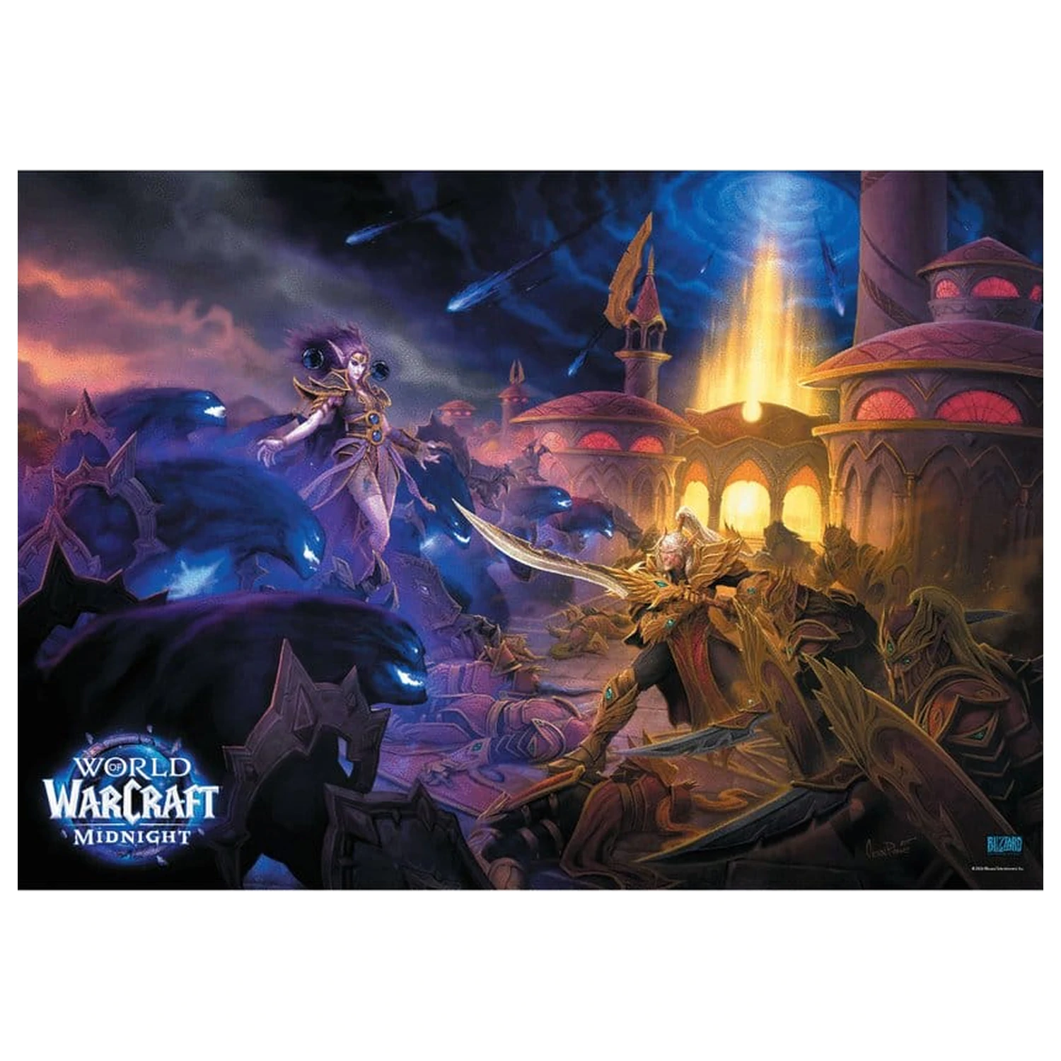 World of Warcraft Puzzle Midnight Against the Void (1000 Teile) Produktfoto