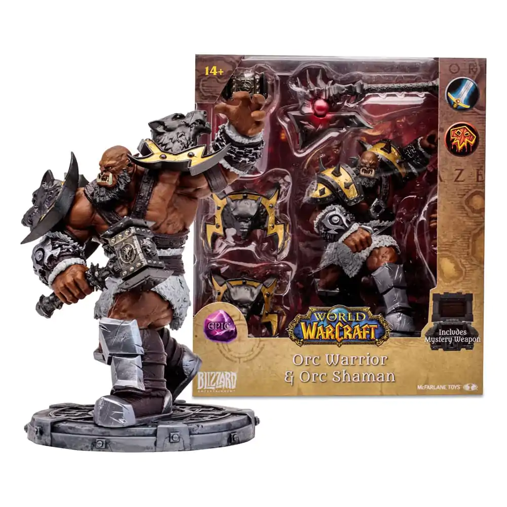 World of Warcraft Actionfigur Orc Shaman Warrior (Epic) 15 cm Produktfoto