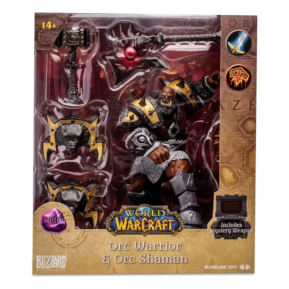 World of Warcraft Actionfigur Orc Shaman Warrior (Epic) 15 cm Produktfoto