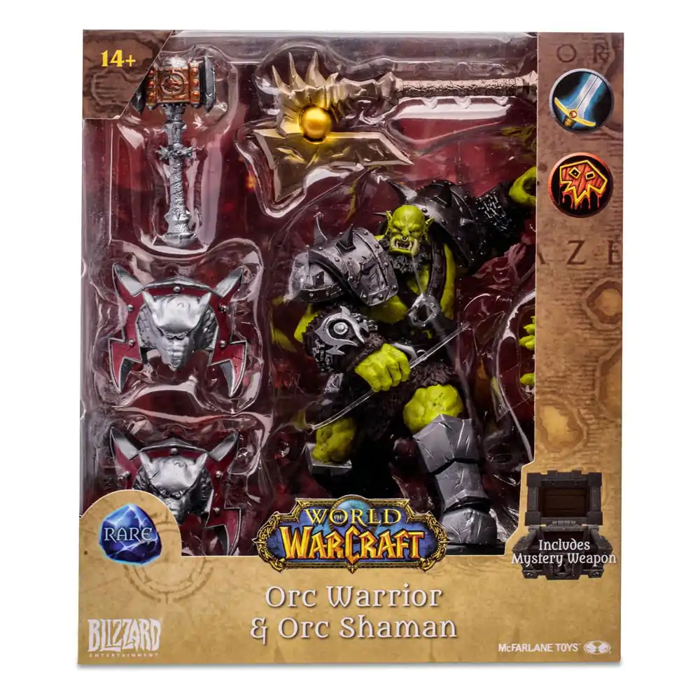 World of Warcraft Actionfigur Orc Shaman Warrior (Rare) 15 cm Produktfoto