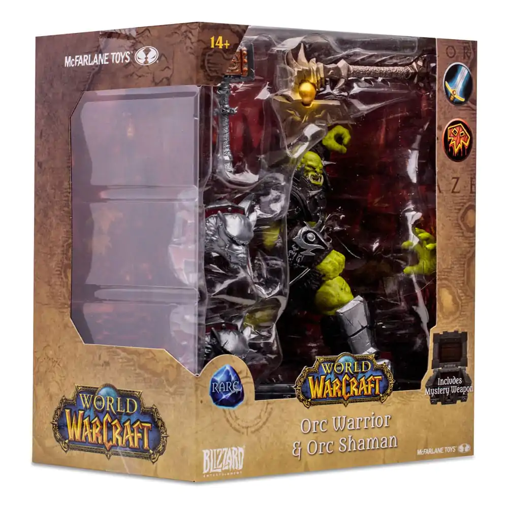 World of Warcraft Actionfigur Orc Shaman Warrior (Rare) 15 cm Produktfoto