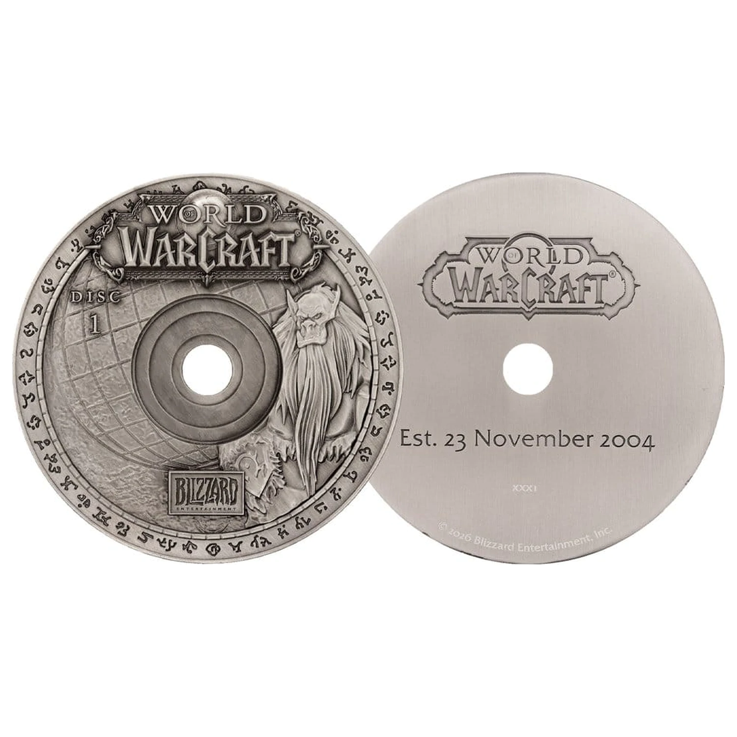World of Warcraft Nachbildung CD-ROM Limitierte Auflage 11 cm Produktfoto