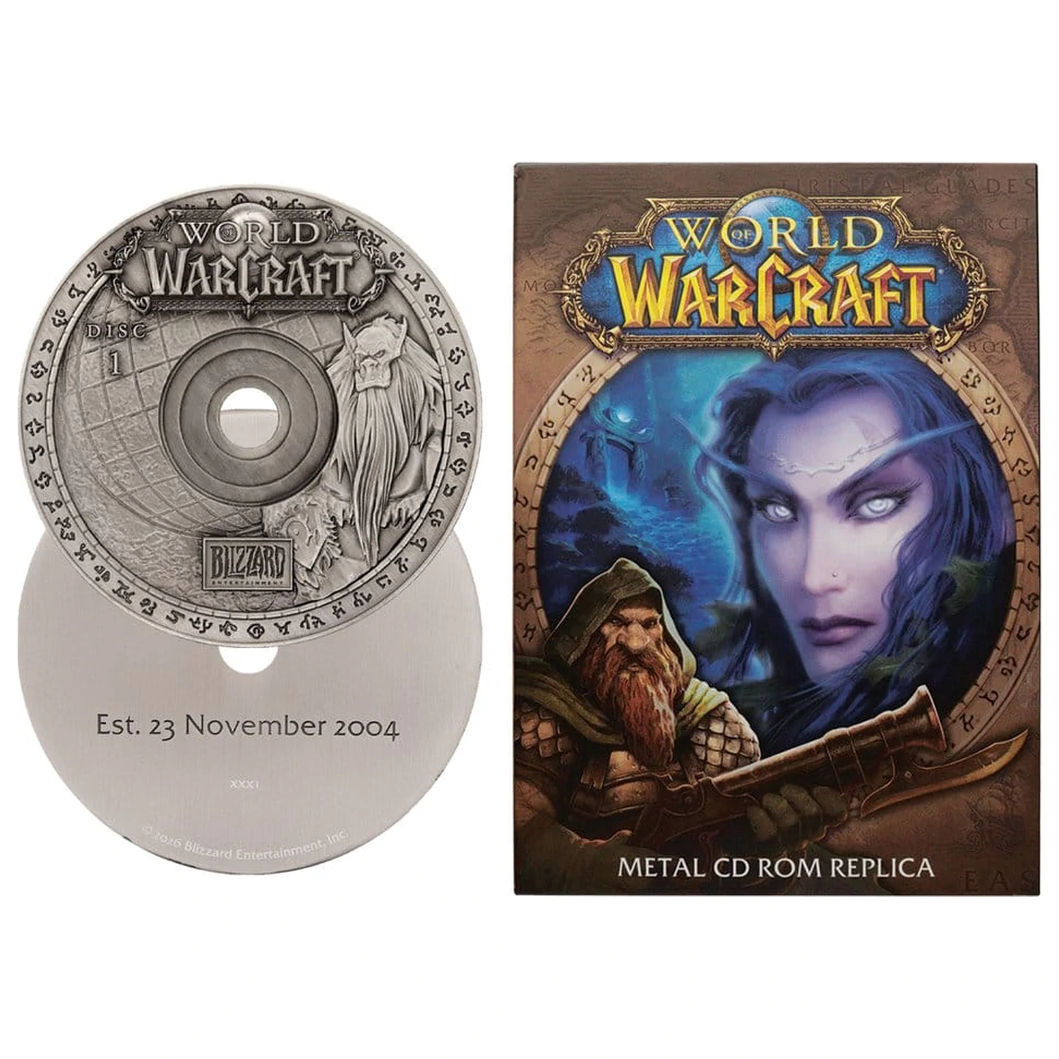 World of Warcraft Nachbildung CD-ROM Limitierte Auflage 11 cm Produktfoto