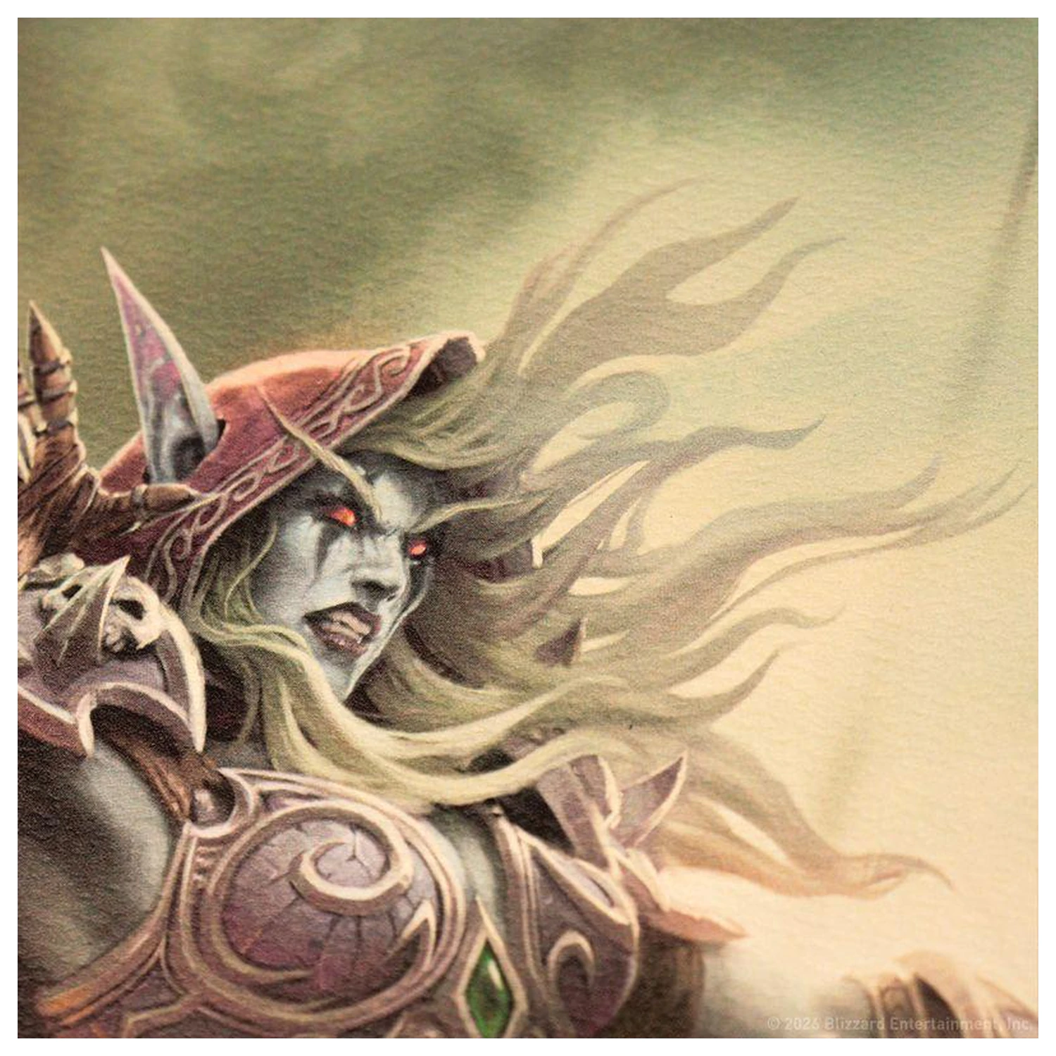 World of Warcraft Sylvanas vs Anduin Kunstdruck Limitierte Auflage Produktfoto