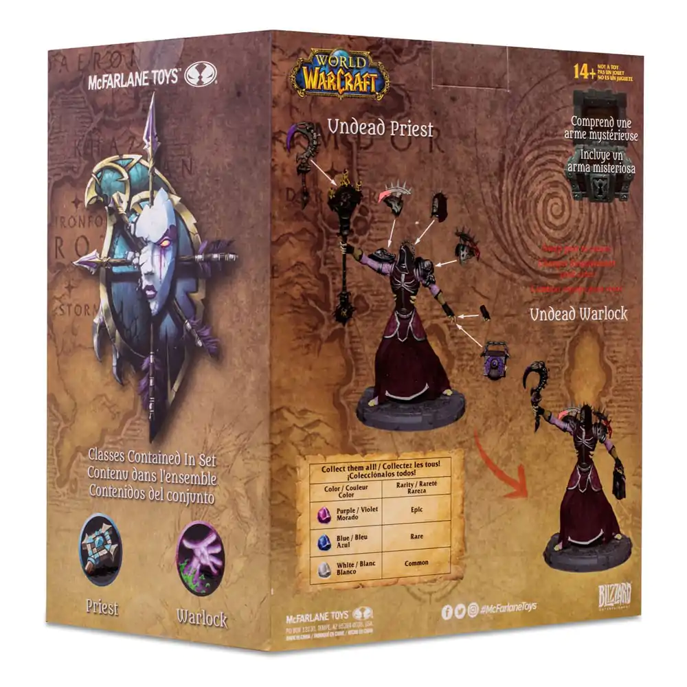 World of Warcraft Actionfigur Undead Priest Warlock (Rare) 15 cm Produktfoto