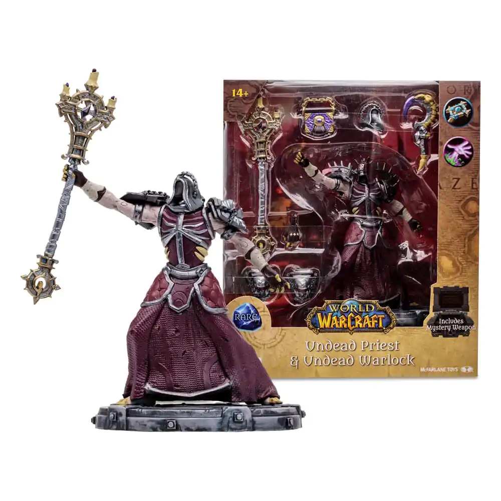 World of Warcraft Actionfigur Undead Priest Warlock (Rare) 15 cm Produktfoto