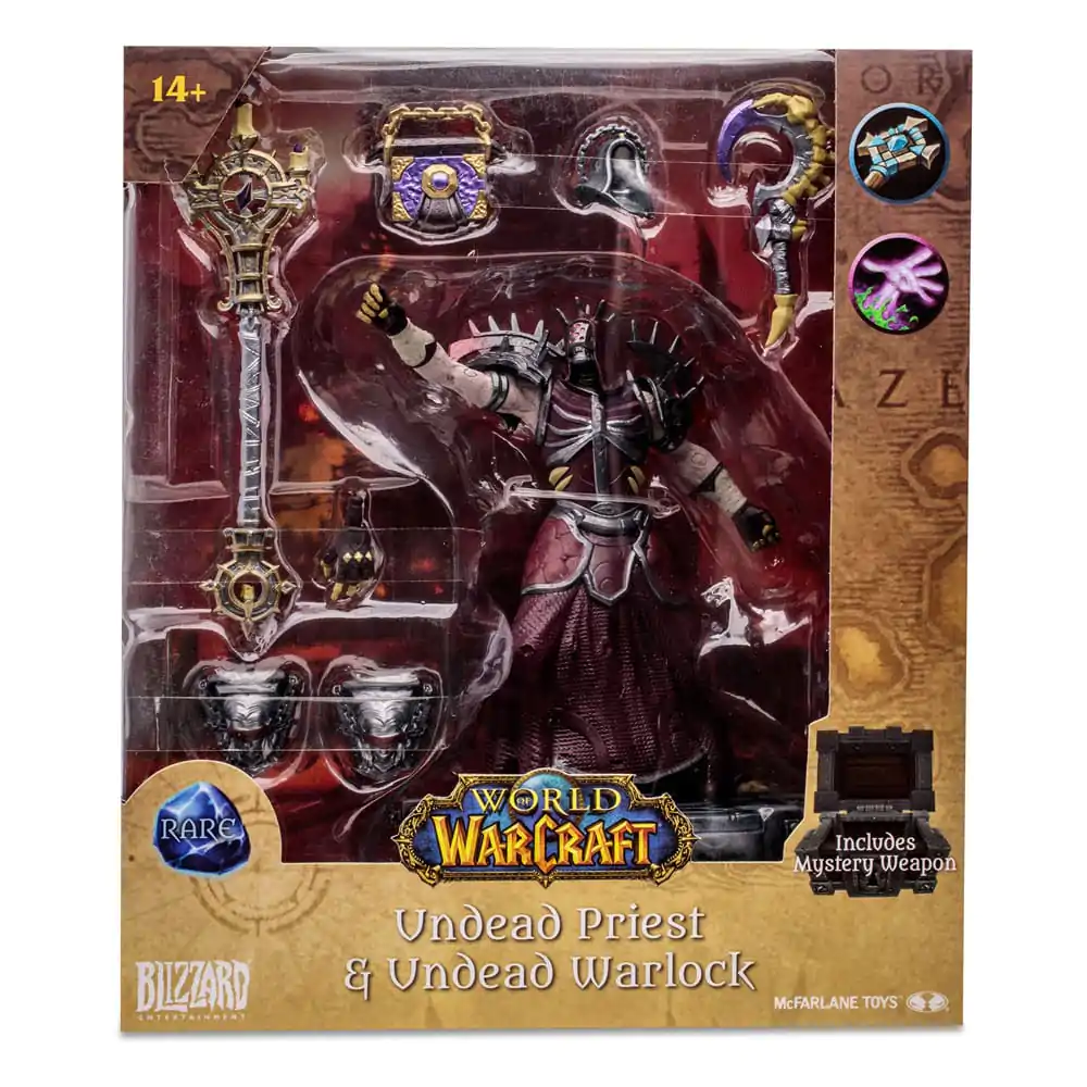 World of Warcraft Actionfigur Undead Priest Warlock (Rare) 15 cm Produktfoto