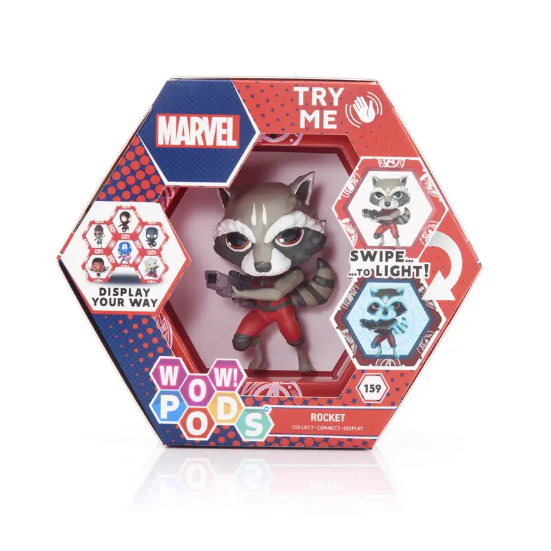 WOW! POD Marvel Rocket Raccoon LED-Figur Produktfoto