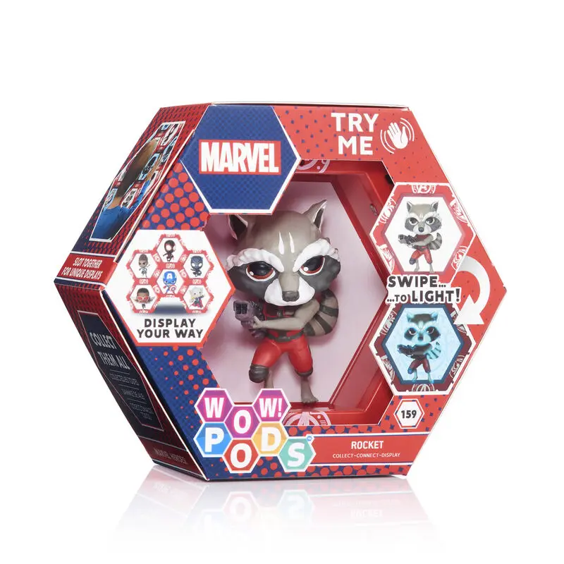 WOW! POD Marvel Rocket Raccoon LED-Figur Produktfoto