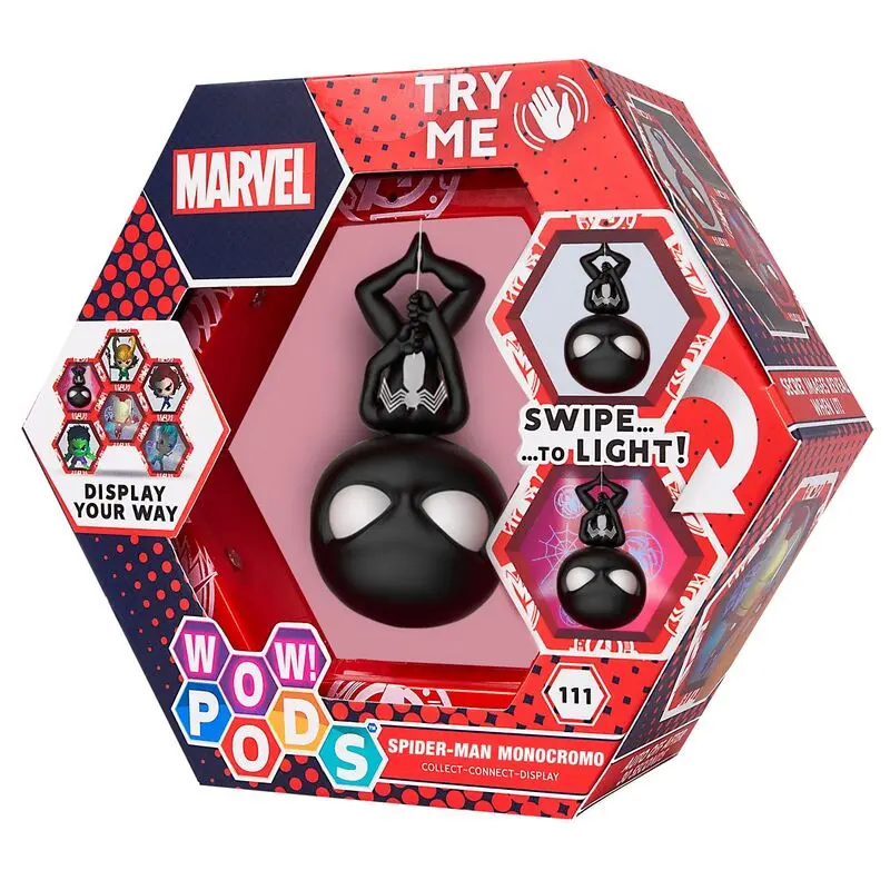 WOW! POD Marvel Spiderman Monochrome led Figur termékfotó