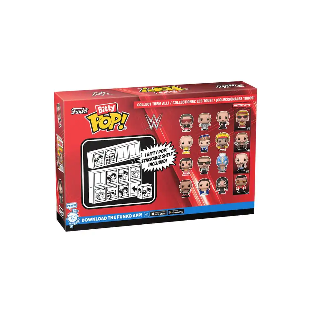 WWE Bitty Funko POP! Vinyl Figuren 4er-Pack Dusty Rhodes 2,5 cm Produktfoto