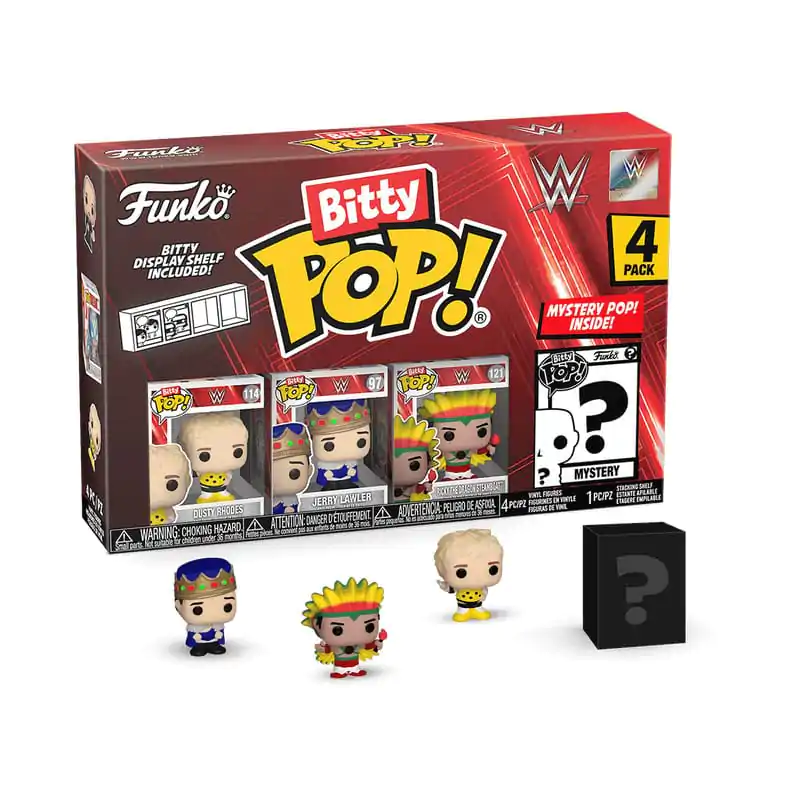 WWE Bitty Funko POP! Vinyl Figuren 4er-Pack Dusty Rhodes 2,5 cm Produktfoto