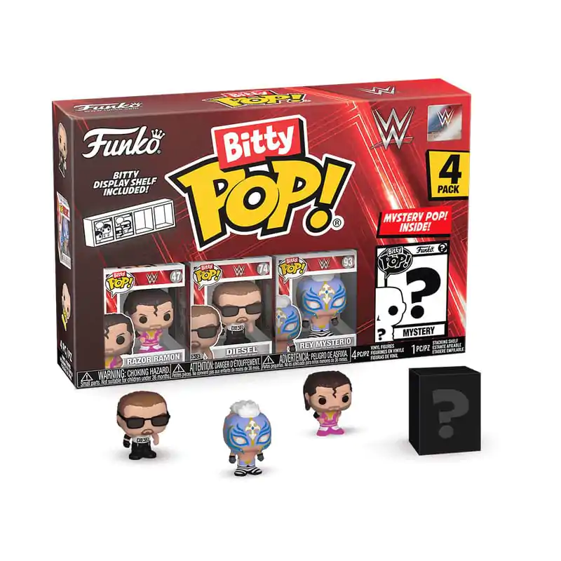 WWE Bitty Funko POP! Vinyl Figuren 4er-Pack Razor Ramon 2,5 cm Produktfoto