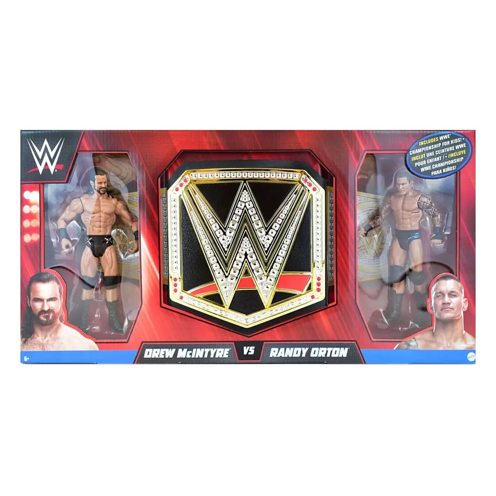WWE Championship Playset mit Puppen Drew McIntyre vs. Randy Orton Produktfoto