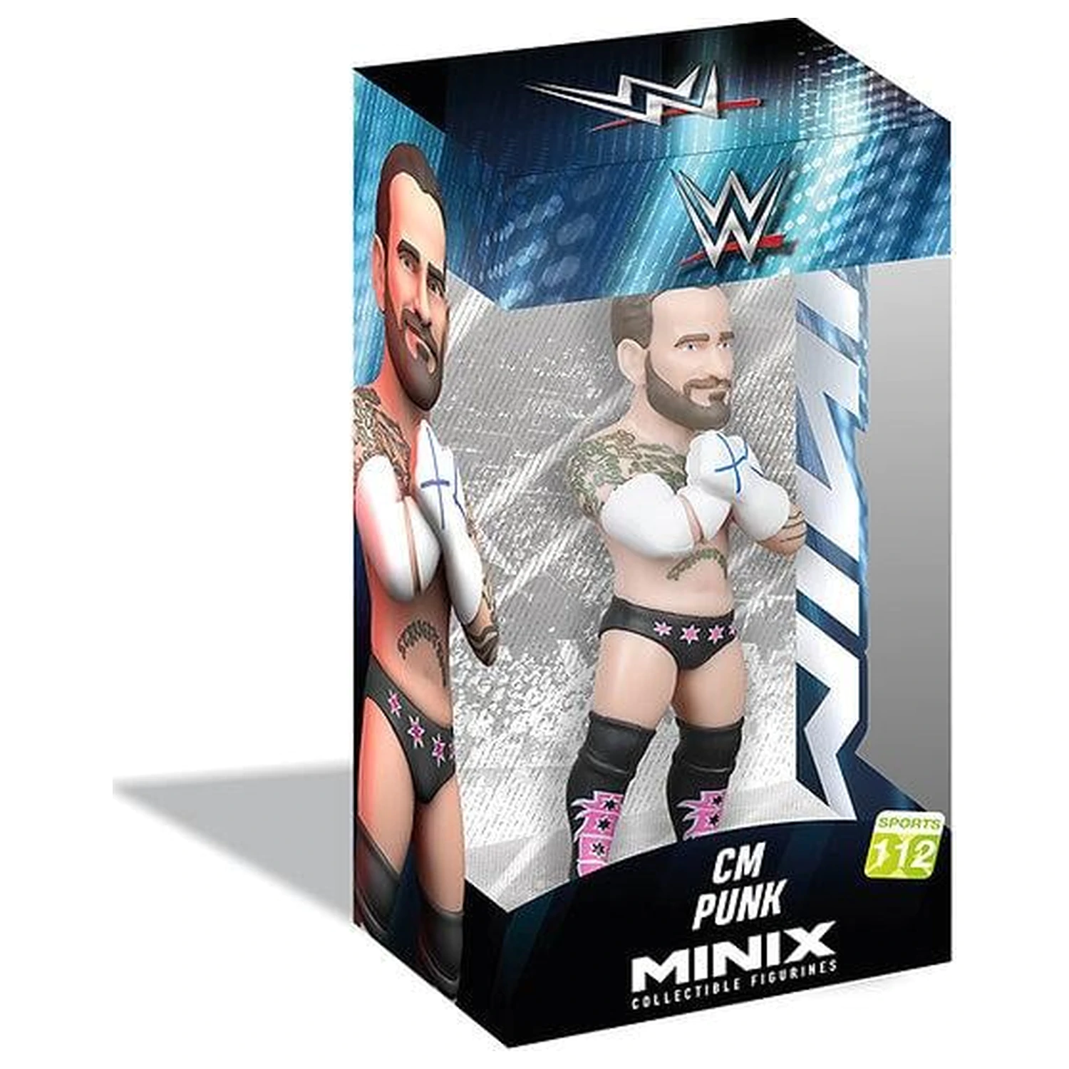 WWE CM Punk Figur Minix 12 cm Produktfoto