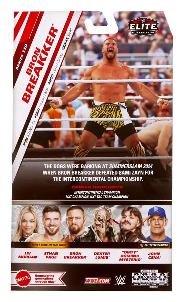 WWE Elite Collection Action Figur Bron Breakker 15 cm Produktfoto
