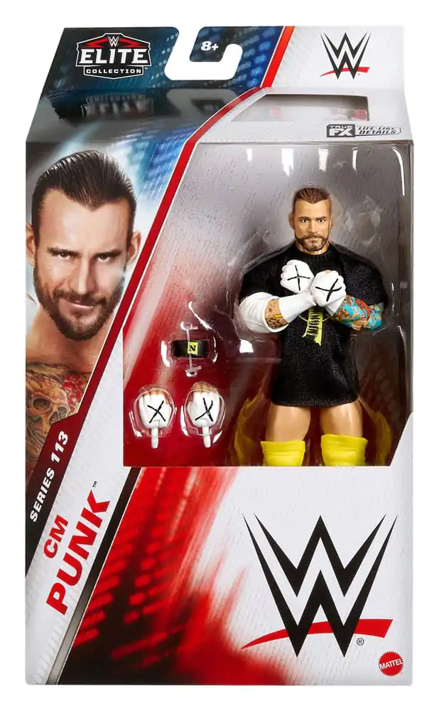 WWE Elite Collection Action Figur CM Punk 15 cm Produktfoto