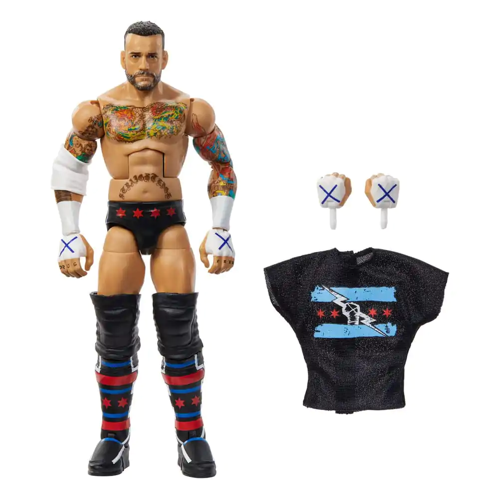 WWE Elite Collection Action Figur CM Punk 15 cm Produktfoto