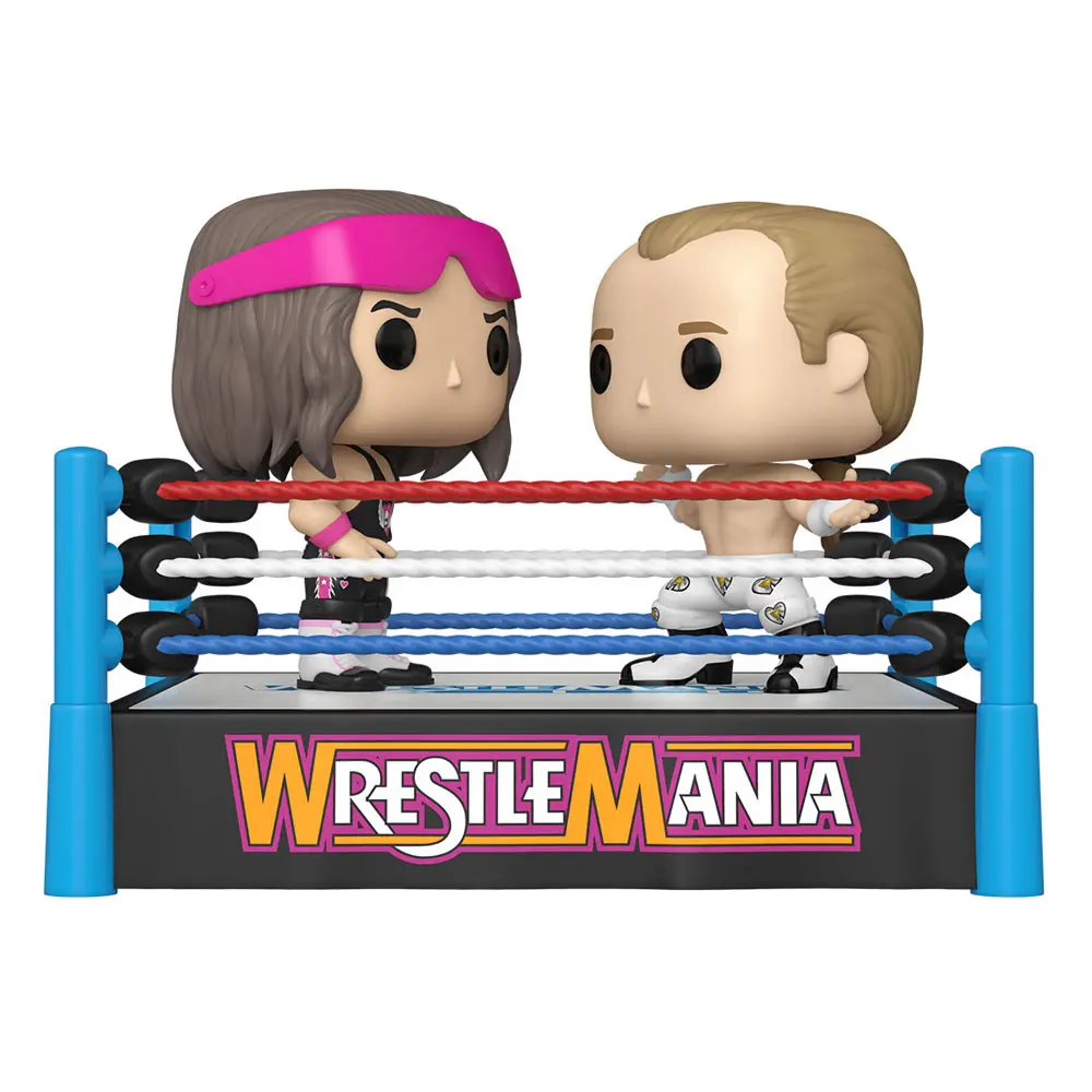 WWE POP Moment! Vinyl Figuren 2er-Pack Bret Hart vs Shawn Michaels 9 cm Produktfoto