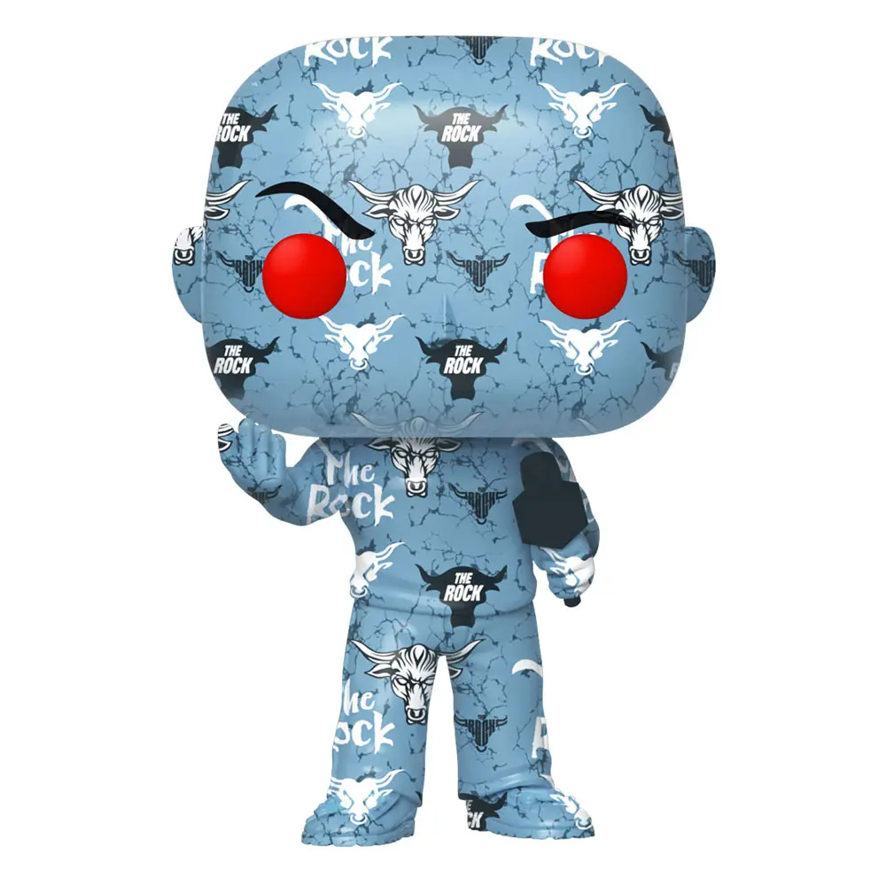 WWE POP! Artist Series Vinyl Figur The Rock 9 cm Produktfoto